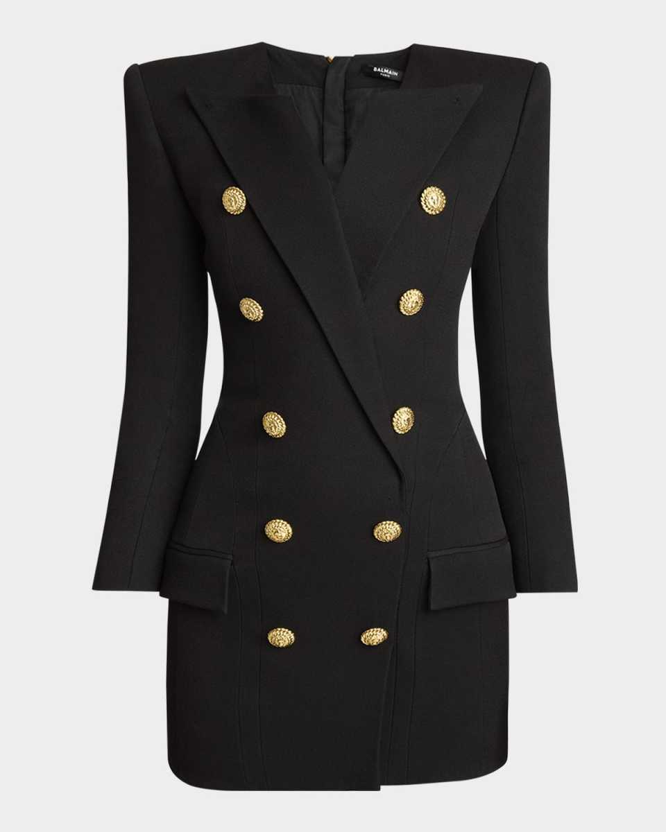 Double-Breasted Mini Dress